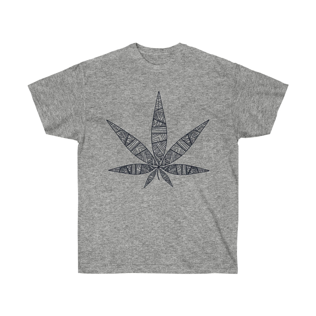Tribal Marijuana Leaf Tee