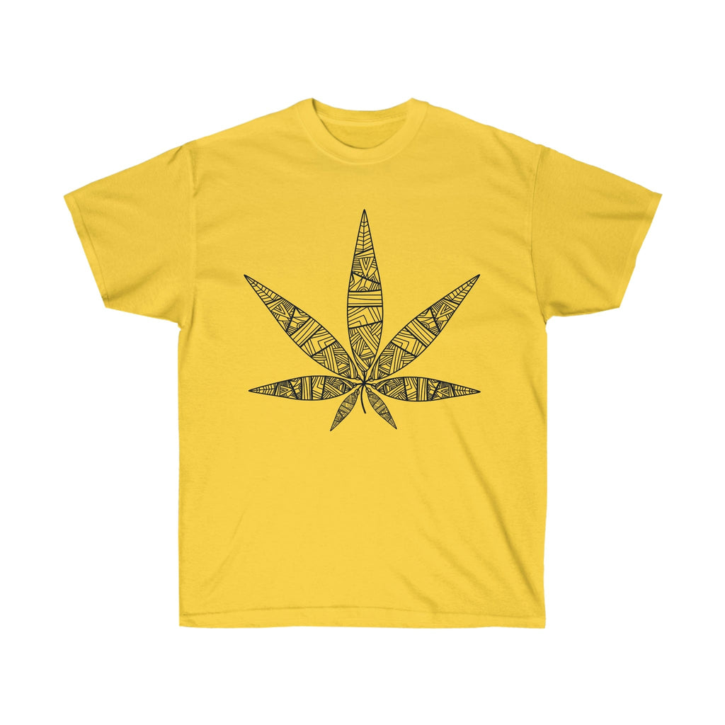 Tribal Marijuana Leaf Tee